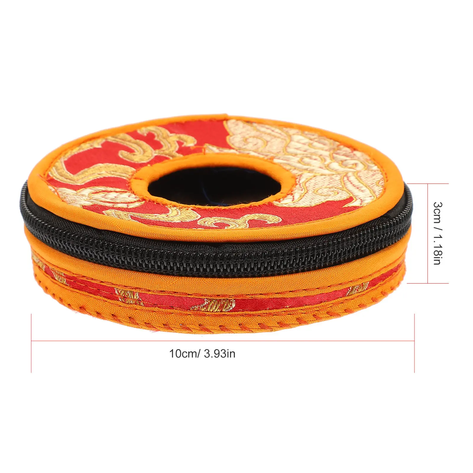 Professional Nepal Bell Case Handcrafted Exquisite Design Perfect Fit for Meditation Bell Tingsha Cymbals Storage Box Carrier view 2