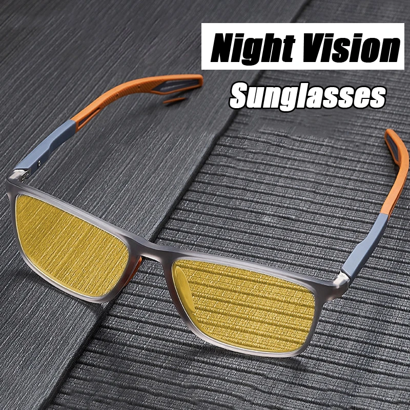 

Anti-UV Night Vision Cycling Sunglasses Fashion Women Men Sport Driving Eyeglasses Vintage Adult UV400 Anti-glare Eyewear Goggle