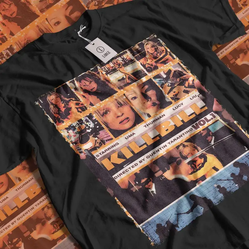 Aesthetic Kill Bill Vintage Movie Streetwear Unisex Classic Graphic Unisex Short Sleeve T-Shirt