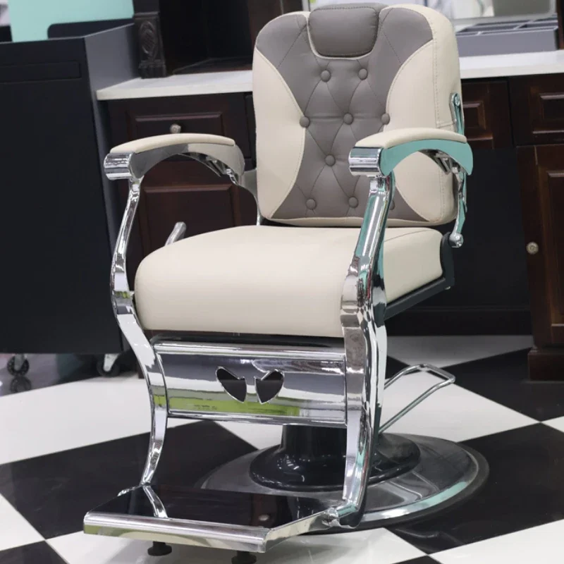 Kapsalon Styling Station Spiegel Nagelstoelen Stoel Stylist Professionele Kapper Chaise Ontwerp Luxe Fauteuil Gereedschap Schoonheidsbank