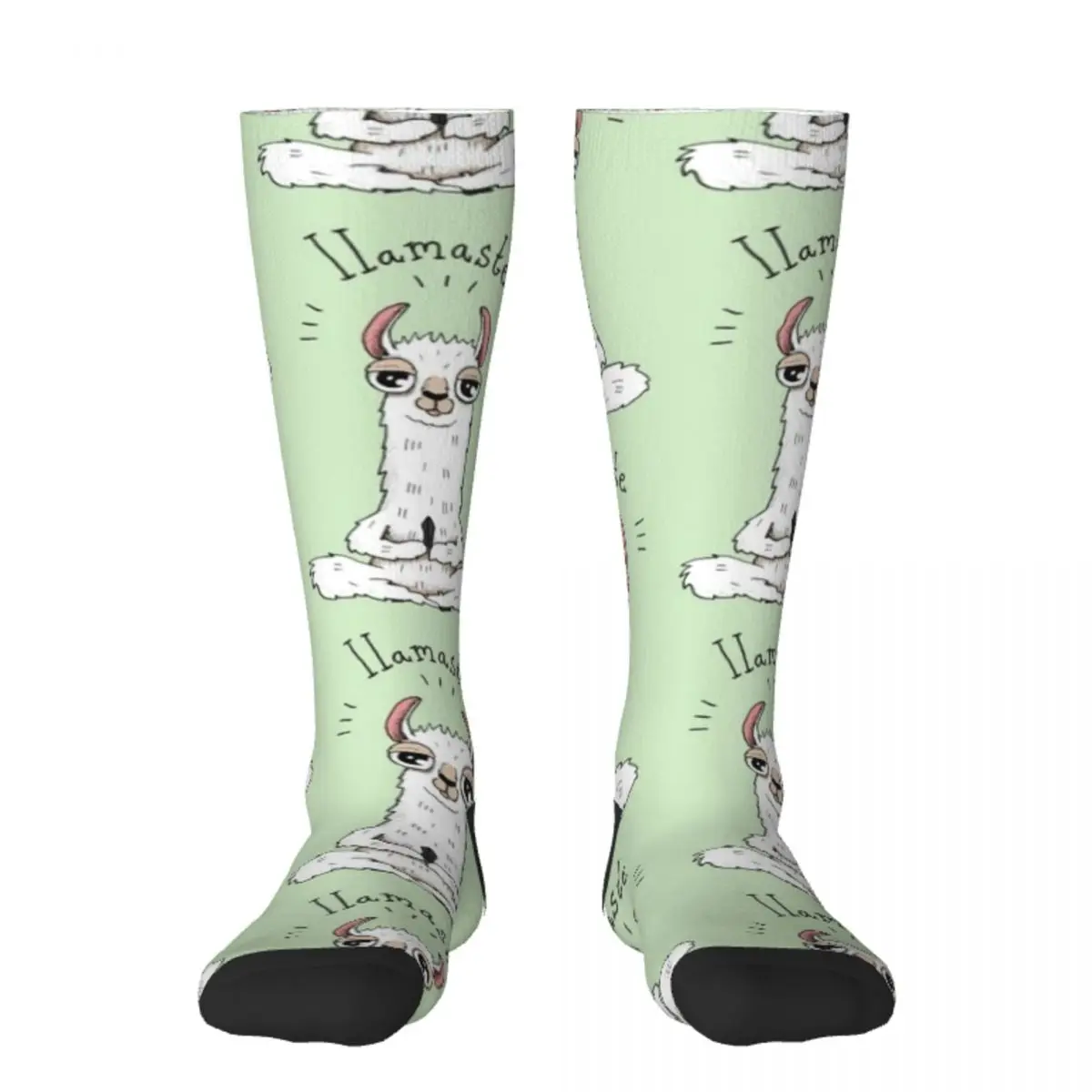 

Llama yoga pose with llamaste Socks basketball funny sock Men's Socks Women's