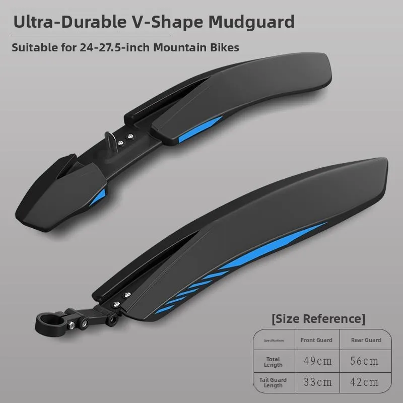 

Extended Mudguard for Bicycle 2426275 Inch Road Bike Universal Mountain Bike Single Track Accessories Mud Tile Shield