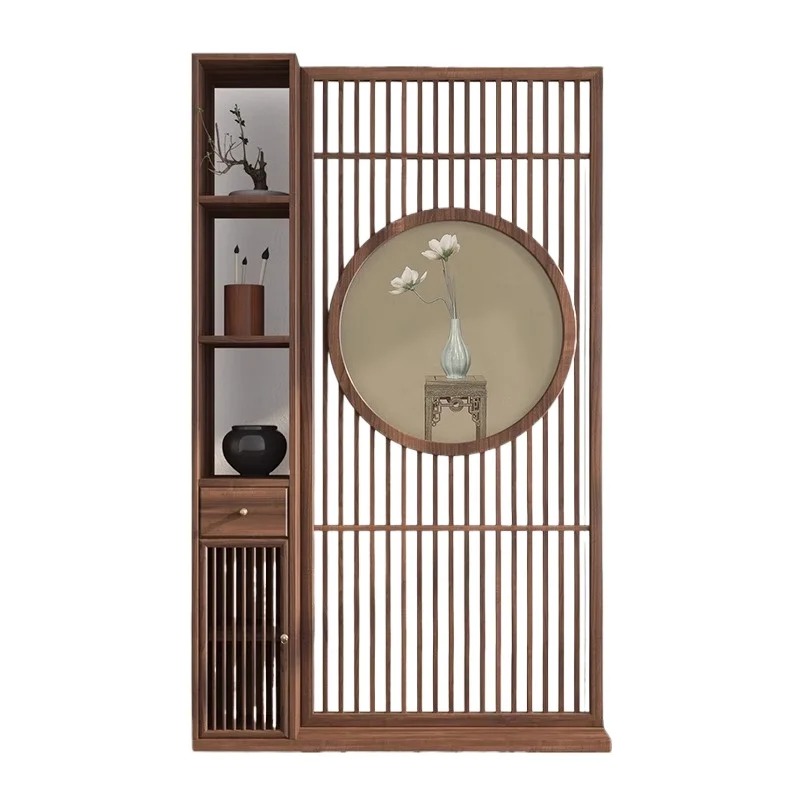 Nordic Decoration Screen Storage Drawer Aesthetic Beauty Wooden Luxury Screen Bedroom Solid Wood  Pantalla Furnitures Bedroom