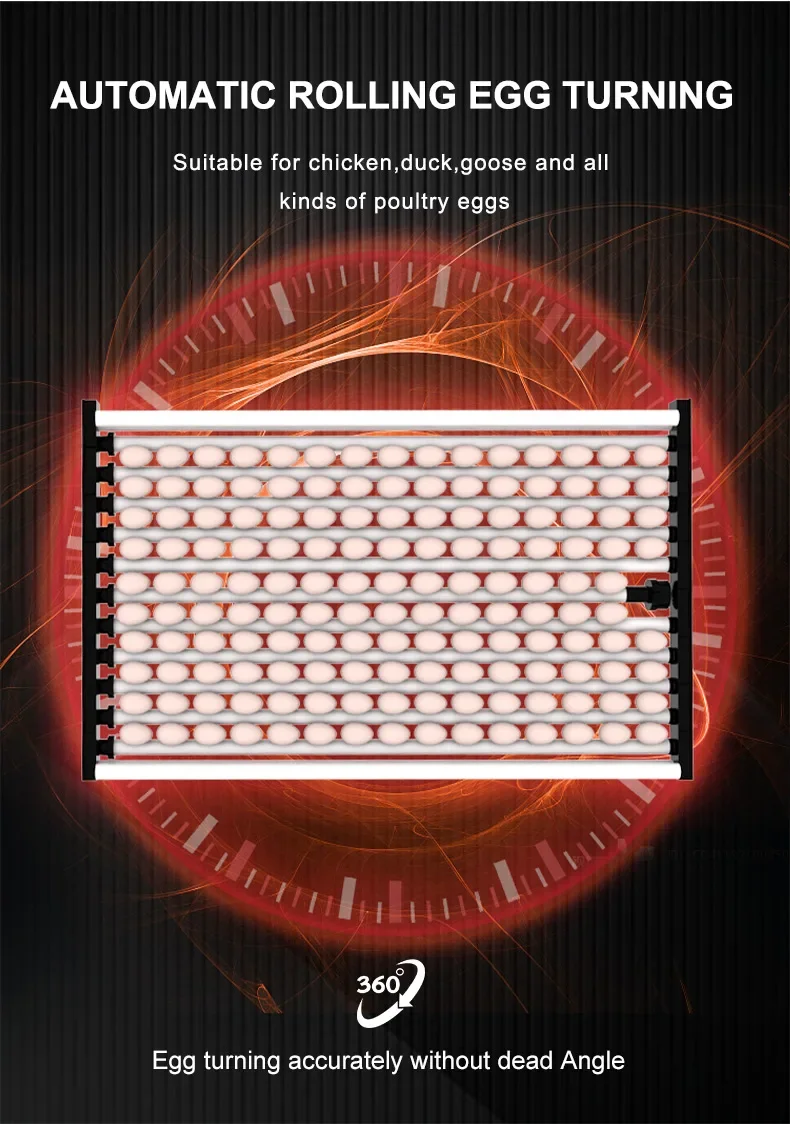 WONEGG Large Capacity 6000 Egg incubats Fully Automatic Hatching Machine Chicken