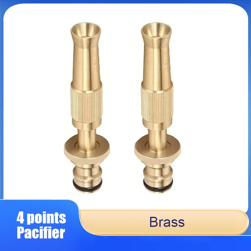 النحاس الحقن المباشر مدفع المياه موصل الضغط العالي 4 نقاط موصل الاتصال السريع الحلمة المفاجئة على المناسب #1