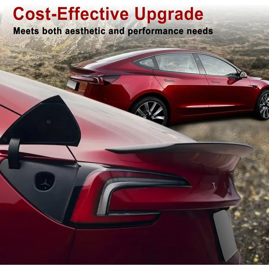 Spoiler per Tesla Model 3 Highland Spoiler posteriore Ala OEM Style ABS Coperchio bagagliaio posteriore Splitter per Tesla Model 3 Highland Accessori