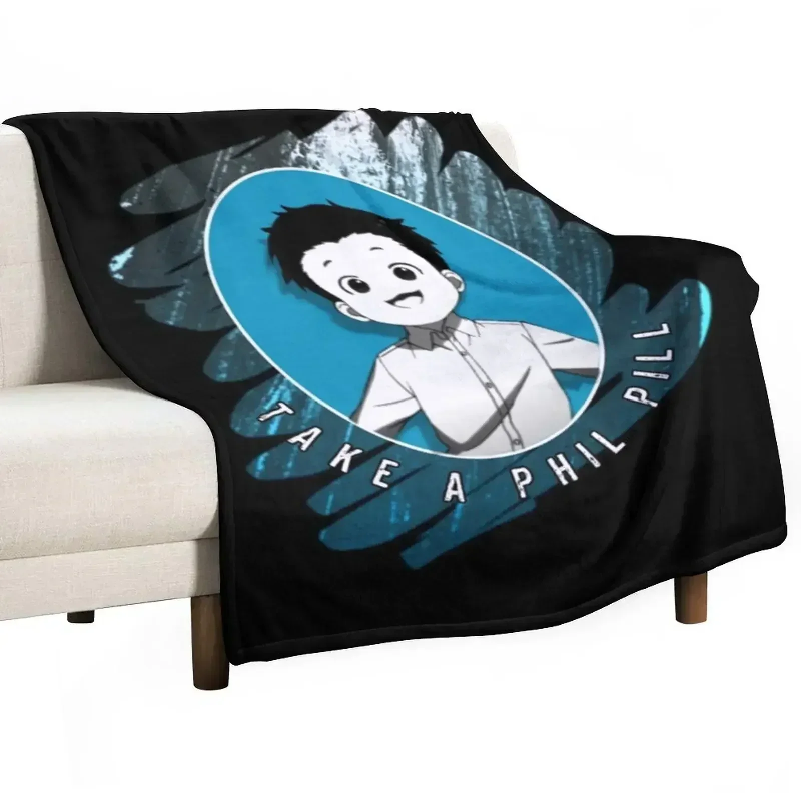 The Promised Neverland Phil Throw Blanket Beach Luxury Blankets