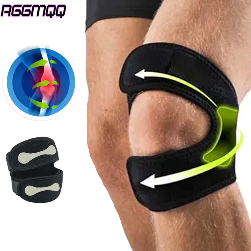 Knee Brace for Pain Relief by Meniscus Tear, Arthritis, ACL,Compression Patellar Tendon Support Strap for Working Out Men Women
