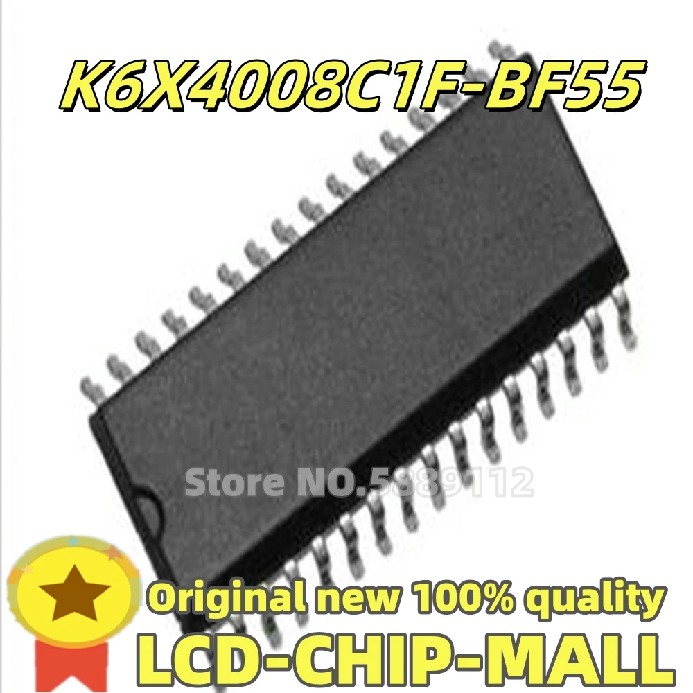 

10PCS K6X4008C1F-BF55 K6X4008C1F 32 S IN STOCK