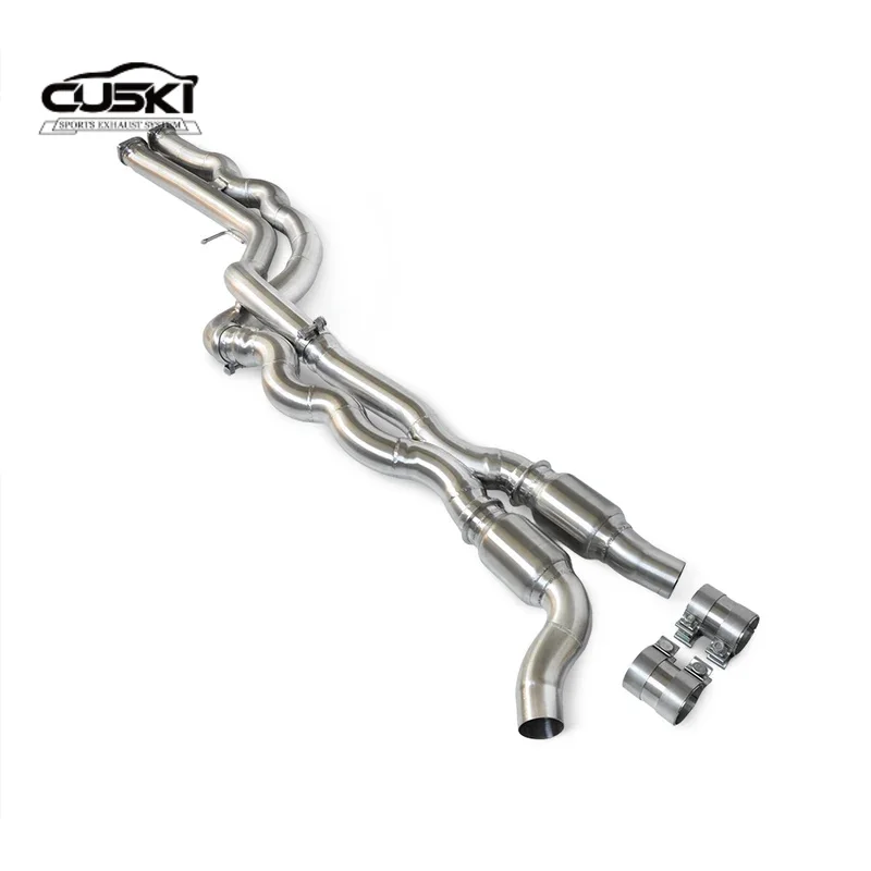 

High performance exhaust components suitable for BMW F87 S55 M2 Competition/M2C stainless steel exhaust pipe middle pipe