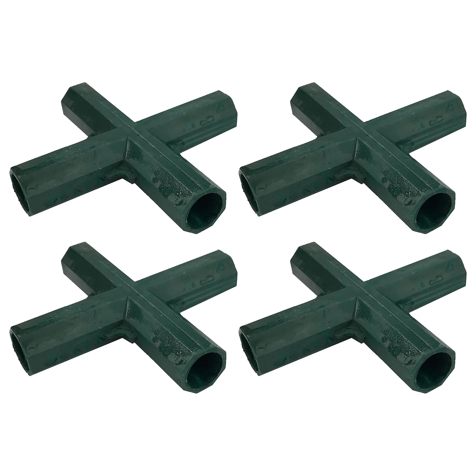 4pcs 16mm 3 4 5 Ways Greenhouse Corner Connector Supports Lawn Garden Framework Fencing Awning Pole Cages Building Pipe Joint