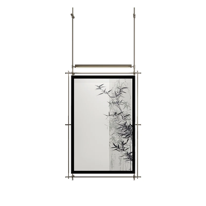 Modelo de lujo ligero para habitación, estudio, entrada, pintura decorativa de hierro, pared retro, pintura de instalación de varilla de metal tridimensional