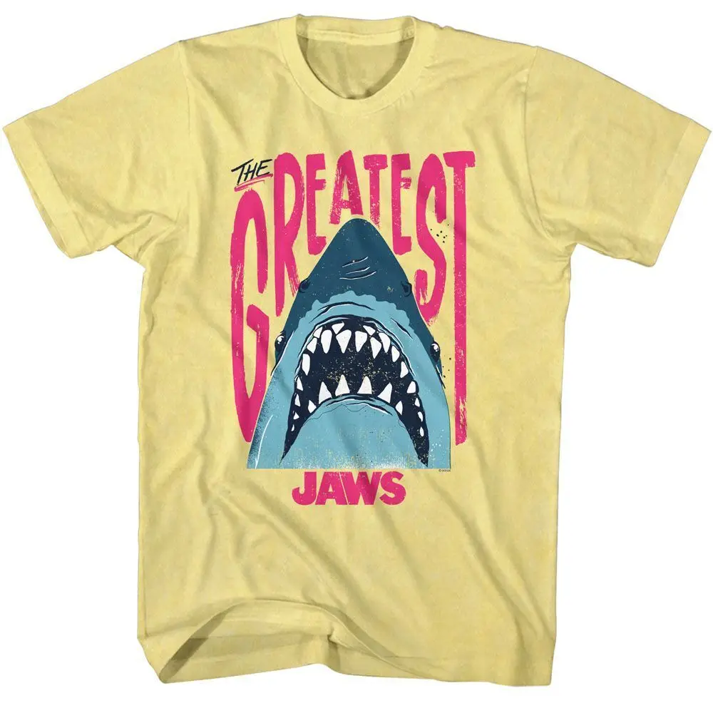 Jaws The Greatest Yellow Heather T Shirt