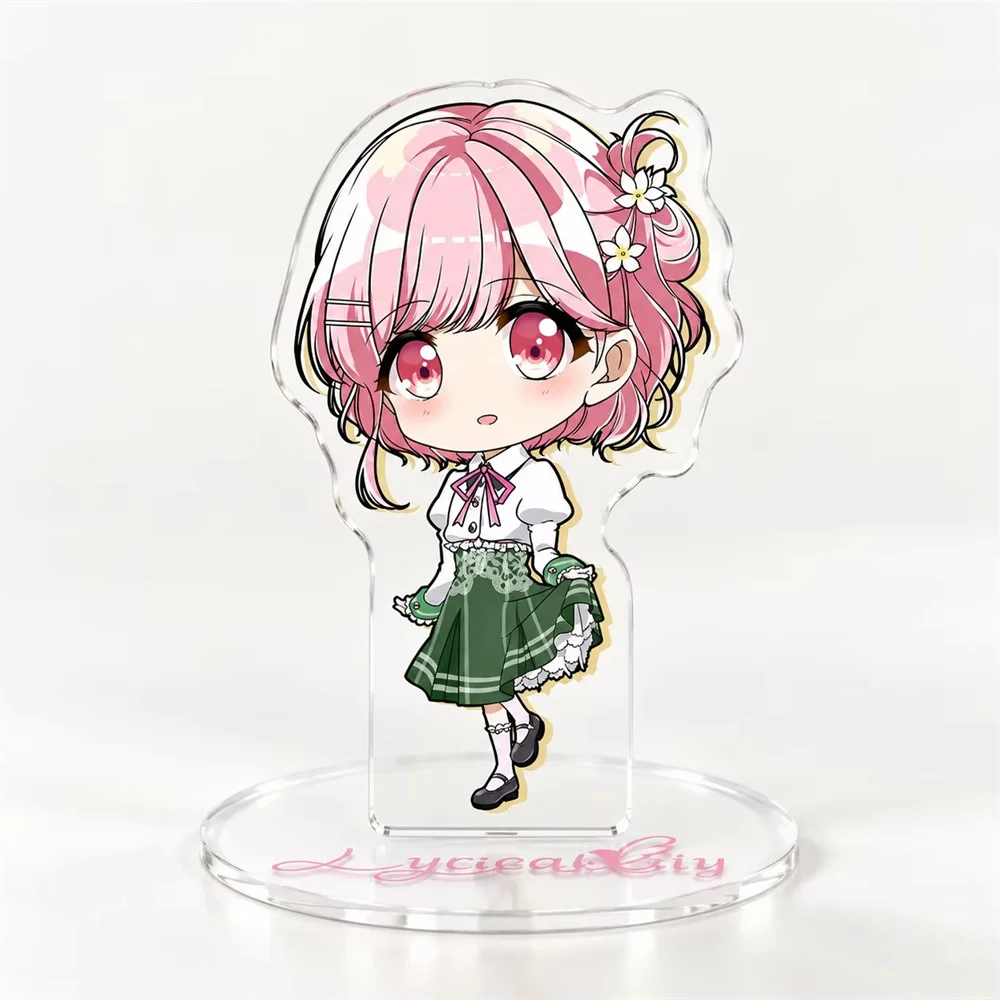 D4DJ 10cm Acrylic Stand Figures Keychain DJ Rhythm Anime Game Character Desktop Tabletop Ornament Otaku Fans Collectible Gift