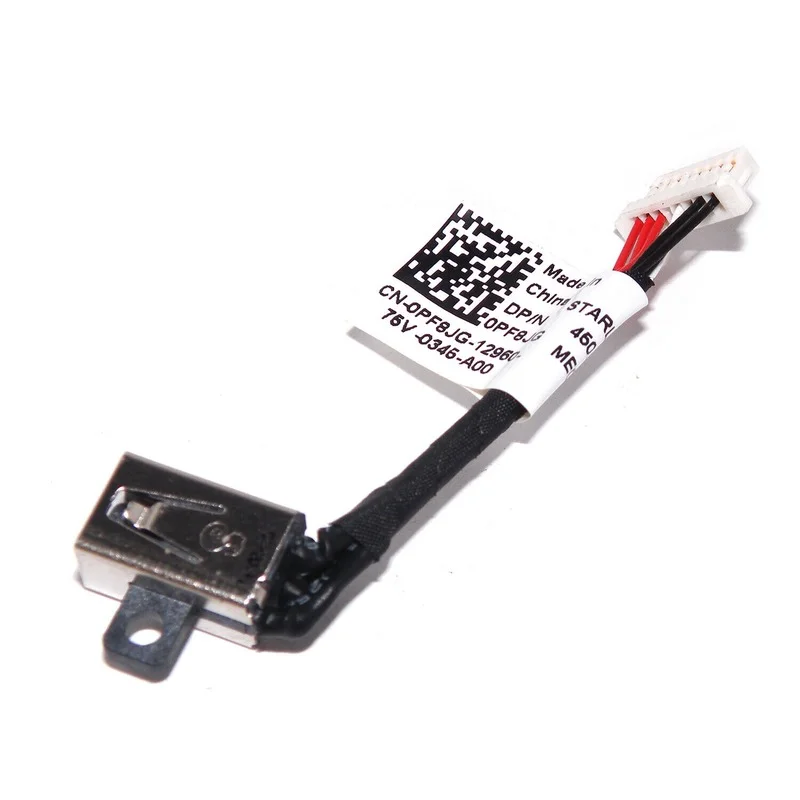 New Laptop DC Power Jack Cable Harness for Dell Inspiron 13 7368 7378 P69G 450.07R03.0021 PF8JG 0PF8JG