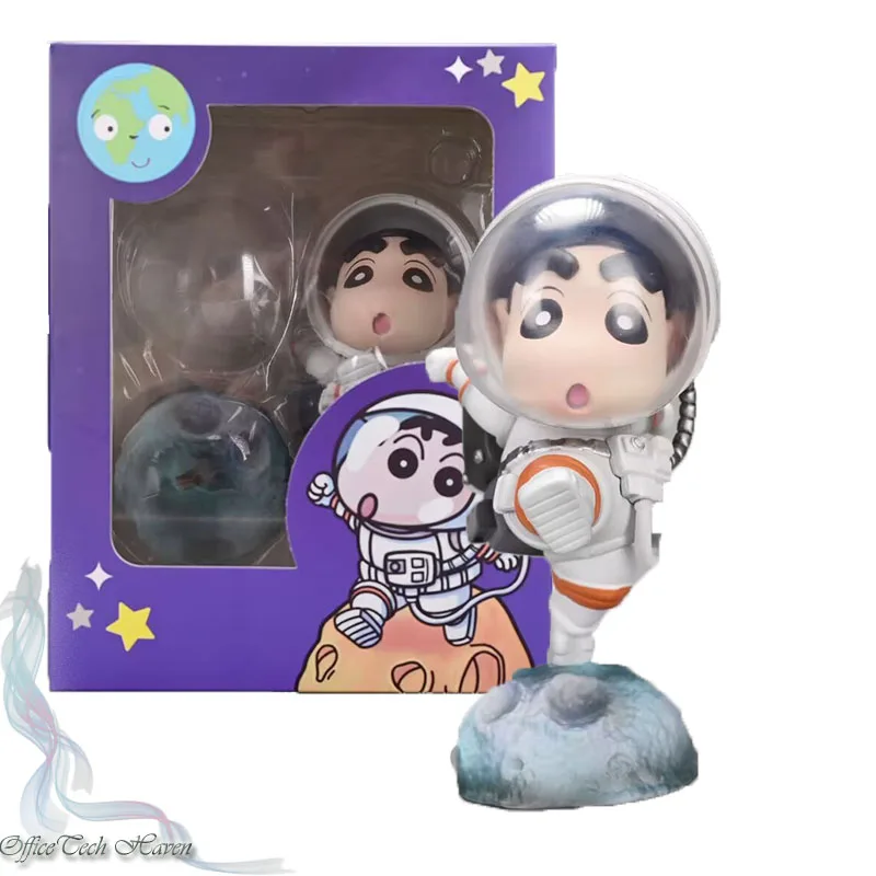 

Crayon Shin-Chan Cos Astronaut Shinchan Q Version Cartoon Doll Anime Figures Ornament Decoration Model Kid Toys Birthday Gift