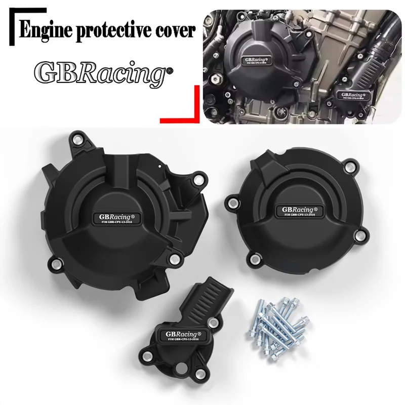 

Accesorios moto V2 For 790/R 890 & 890R 2020-2023 Secondary Engine Cover SET 2018-2023 Pump Clutch Alternator Cove GBRacing
