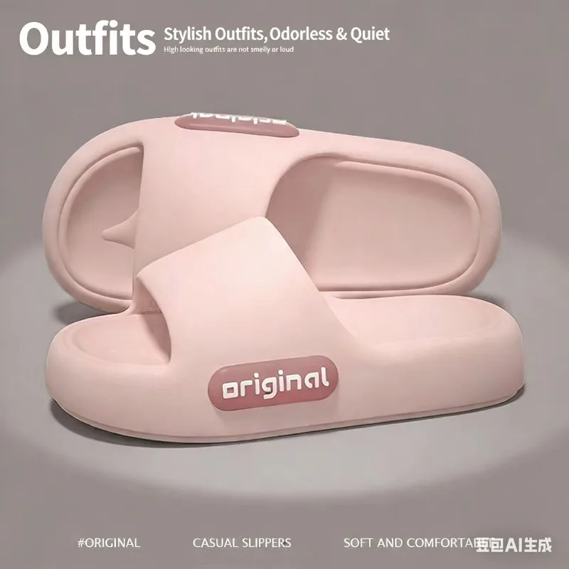 

20206 Summer Eva Cotton Slippers Non-slip Home Bathroom Couple Hotel Indoor Platform Sandals and Slippers. Sandals Slippers