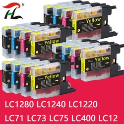 Cartucho de tinta para impresora Brother LC1280 LC1240, LC1220, para MFC-J280W, J430W, J435W, J5910DW, J625DW, J6510DW, J6910DW, DCP-J725DW