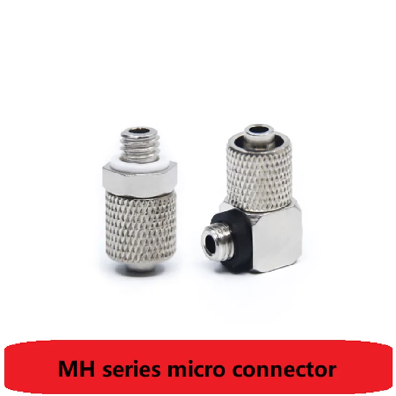 Mini Pneumatic Quick Fitting M5 Male Thread Straight Elbow Connector For PU Nylon Air Hose OD4mm OD6mm Micro Air Pipe Jo