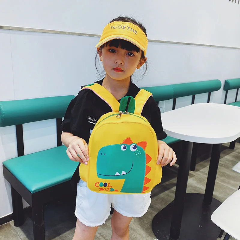 Neue kinder Koreanische Version Cartoon Nette Dinosaurier Einhorn Kindergarten Schule Tasche für 2-5 Jahre Alt Jungen und mädchen Reisetaschen