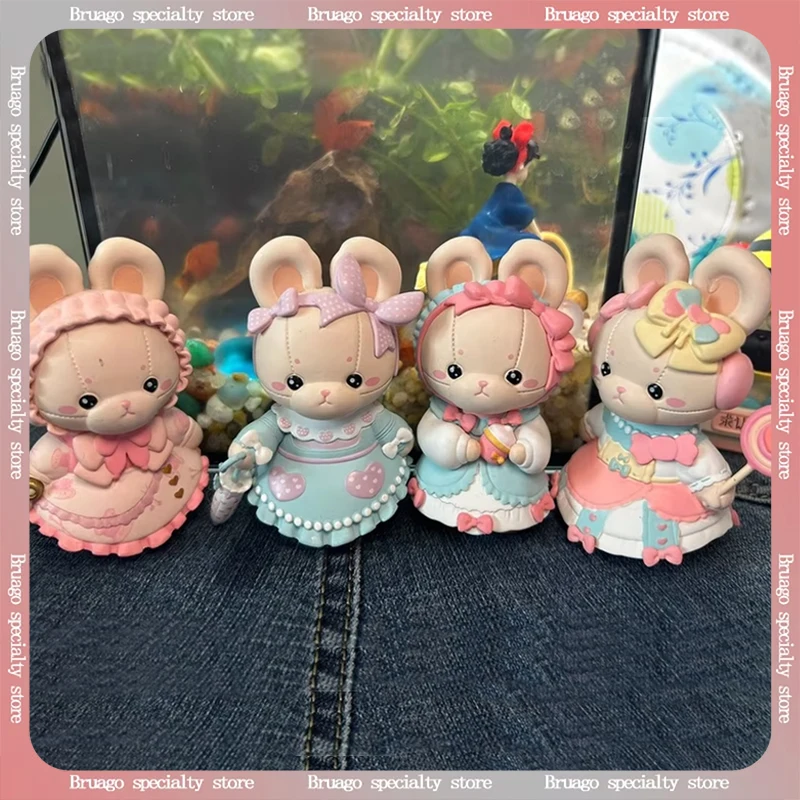 

Подлинная Mokiya, милый кролик, садовая серия, слепая коробка, аниме, экшн-фигурка, кавайная кукла, модель, детский сюрприз, подарочная игрушка