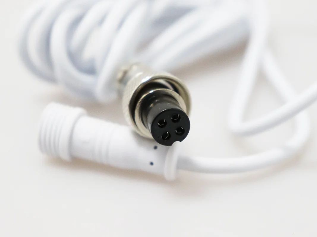 Misol Extension Cable with Aviation Connector Gx12 4 Pin for Weather Station