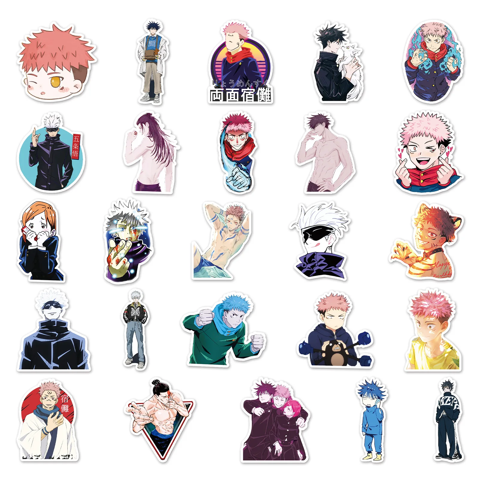 

10/30/50 PCS Cartoon sticker anime decoration DIY for luggage, refrigerator, notebook, guitar, bicycle, skateboard stickers