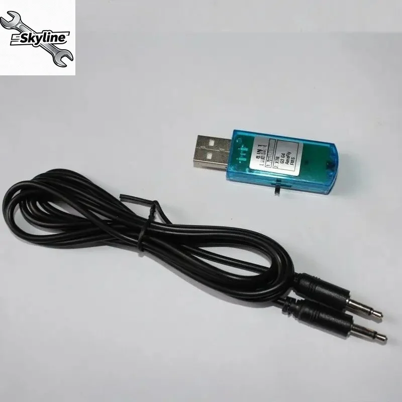 Applicable to Reflex XTR G5 Aerofly FMS Phoenix  RC 8 in 1 Flight Simulator Cable USB Dongle For Futaba  WFLY Walkera  Remote