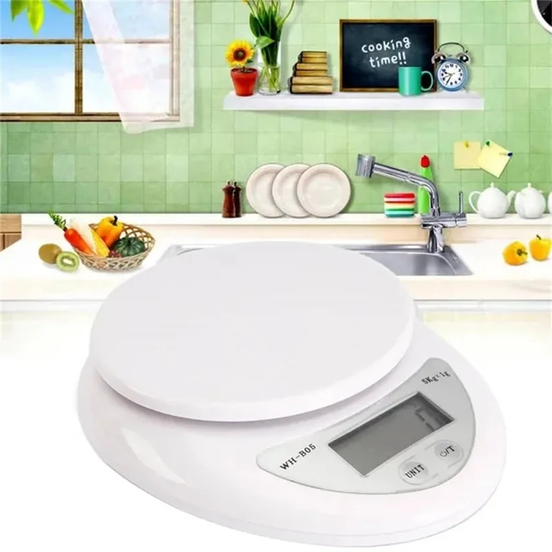 Kitchen Electronic Scale With Tray Accurate Electronic Scale For Household Kitchen Scale Commercial Small Baking Food Scale