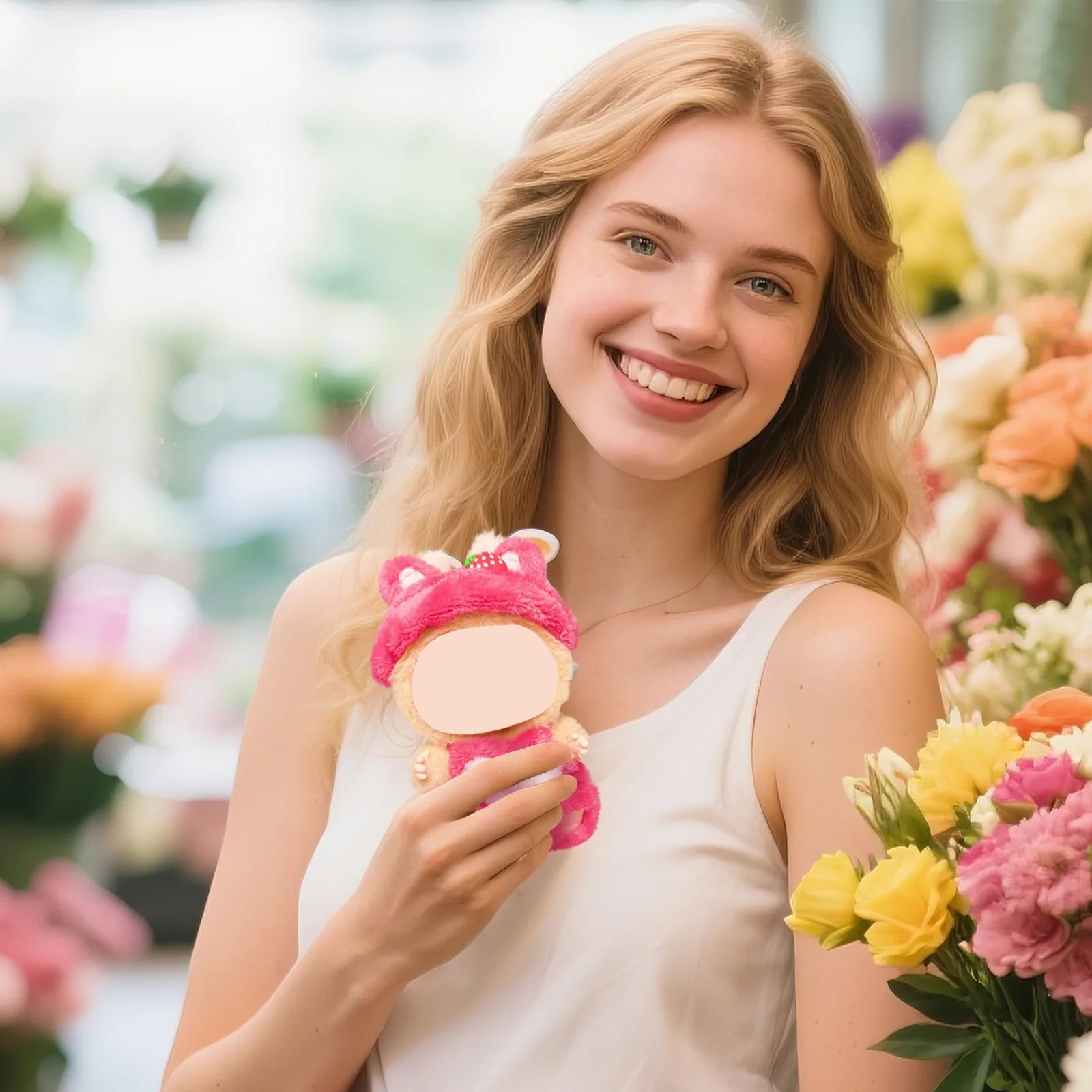 Adorable traje de mono de peluche: ropa de muñeca de peluche suave para osos de peluche de 15-17 cm y juguetes de peluche (solo ropa)