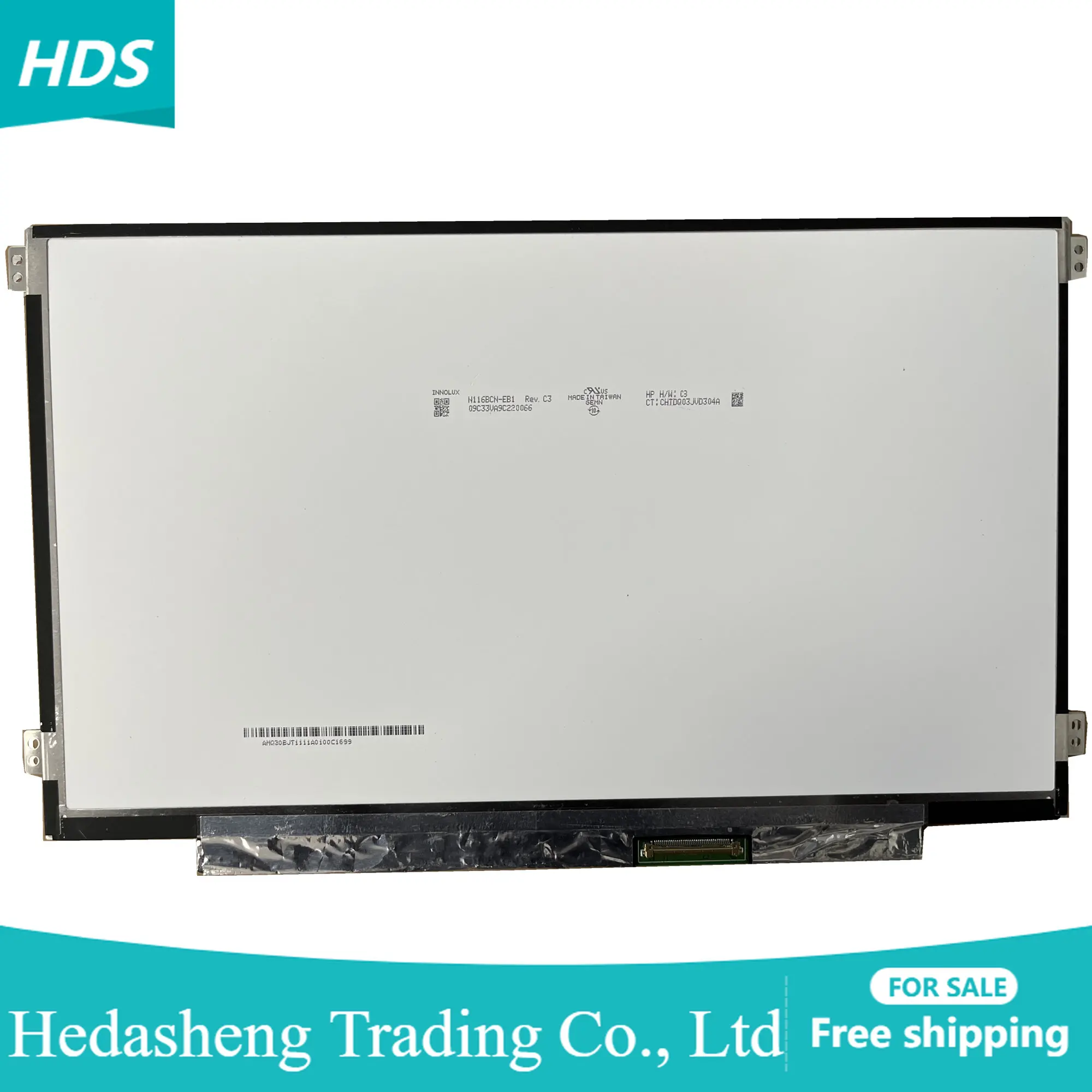 

N116BCN-EB1 Rev C3 11.6"inch WLED 1366×768 235nits Laptop computer LCD screen eDP 40pins On-Cell Touch CMN1145 IPS