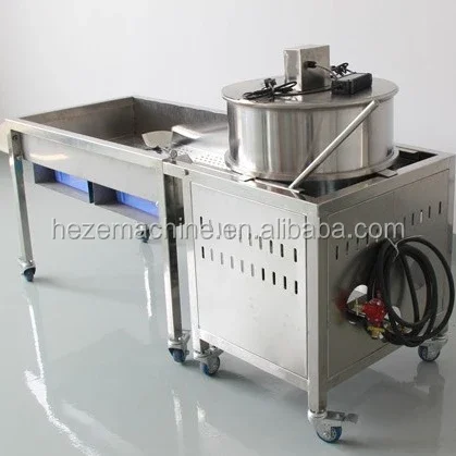 China Stainless Steel Commercial Caramel Kettle Corn Popcorn Machine For Sale