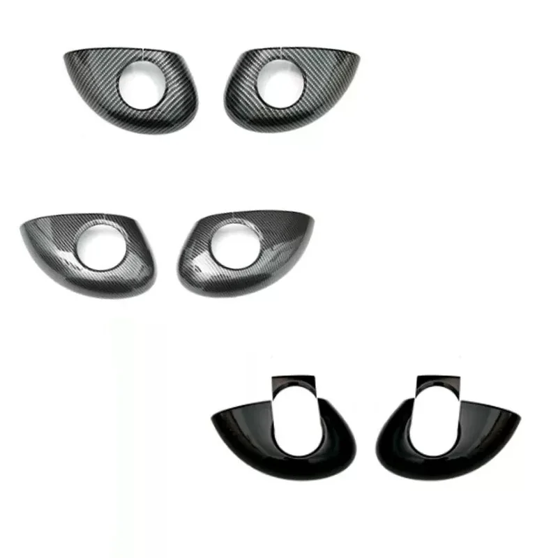 مناسبة لمرآة الرؤية الخلفية Xiaomi SU7 الغطاء العلوي والسفلي الغطاء الواقي ملحقات ألياف الكربون