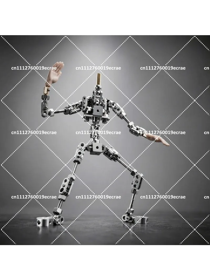 Stop Motion Animation Puppet Armature Stainless Steel Flexible Skeleton Wear Resistant Doll Joints
