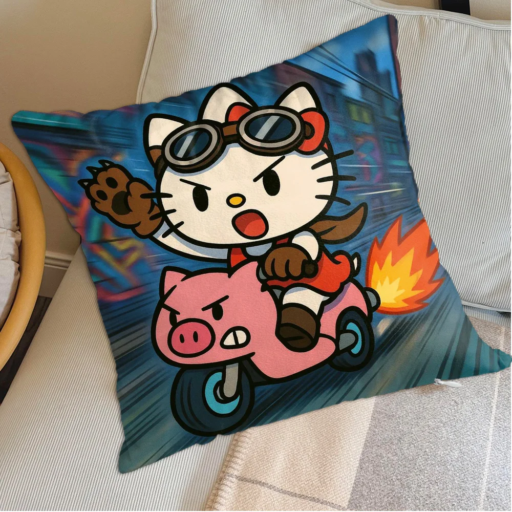 Kawaii H-Hellokittys كيس وسادة النوم سادات الزخرفية جديد عيد الميلاد الديكور 2026 وسادة الزينة ديكورات المنزل #5