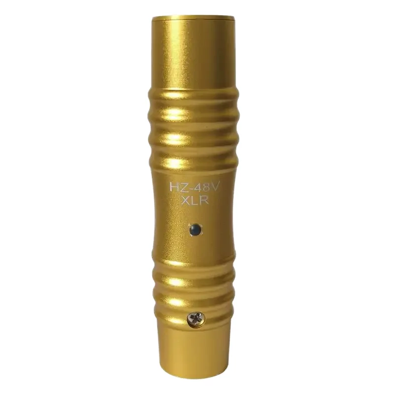 Reliable Capacitive Microphone Preamplifier Phantom Power Adapter 48V XLR MIC Adapter 3.5mm Noise Capacitive Microphone