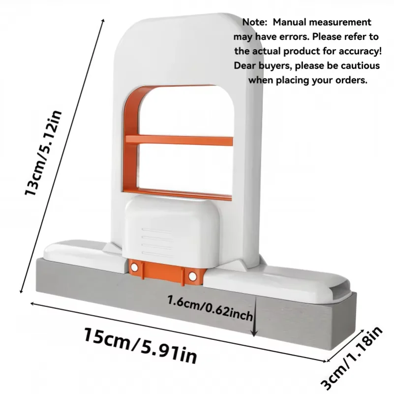 Mini Foldable Desktop Mop,Portable Self-Squeeze Short Mop, Push-Pull to Squeeze and Rinse Wet/Dry Cleaning for Kitchen Bathroom
