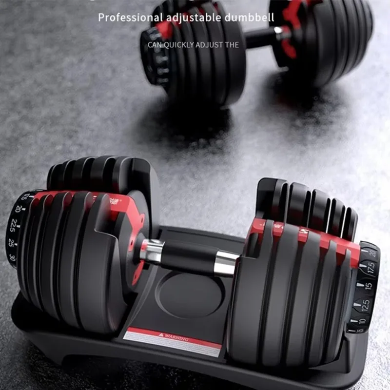 

Суперскидка! Портативные регулируемые гантели 52,5 фунта (24 кг) из железа для фитнеса с прочной нескользящей рукояткой для тренировки рук 2026