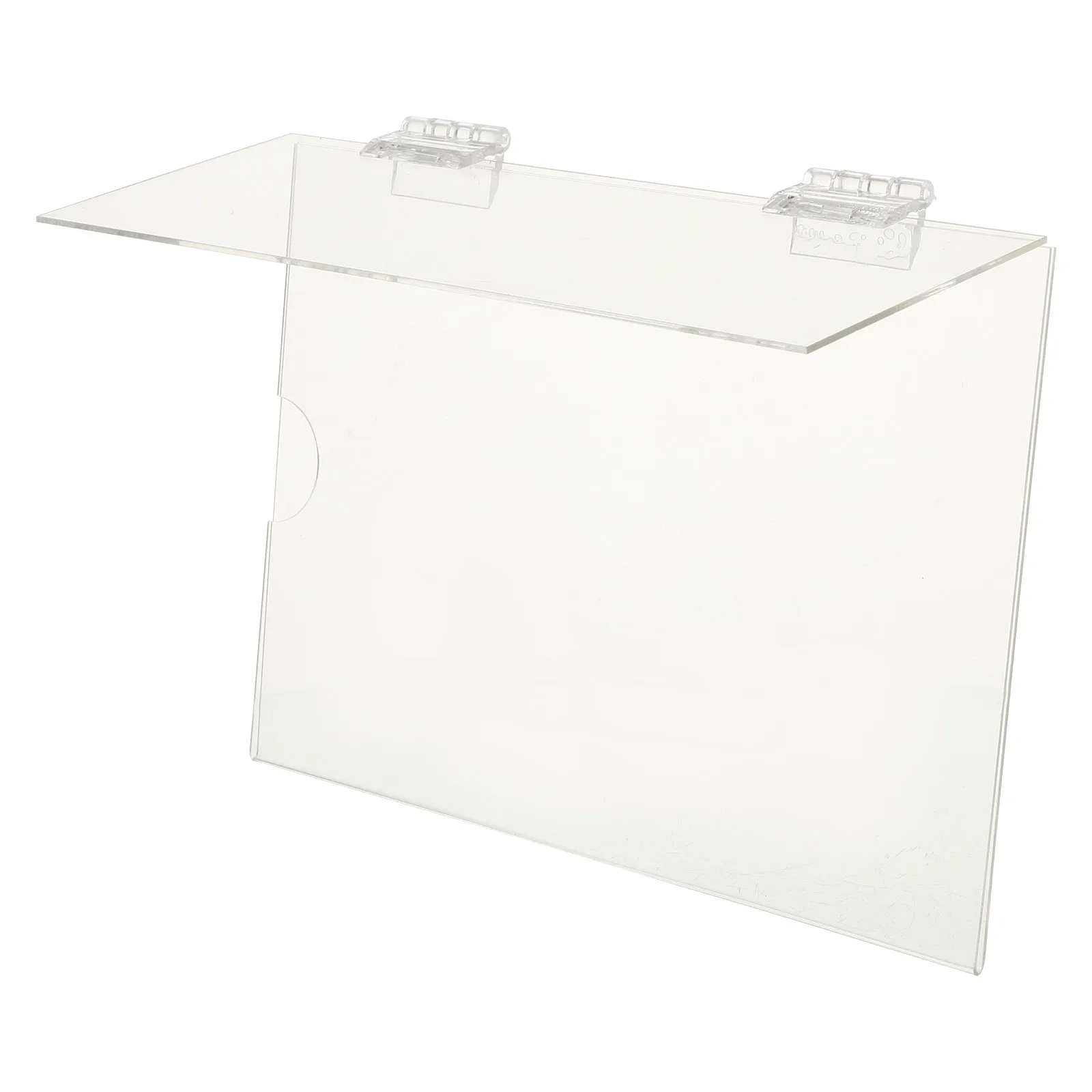 

Acrylic Label Holders Product Tag Display Board Retail Price Sign Shelf Holder Storage Supermarket Tag Stand Clear Lightweight