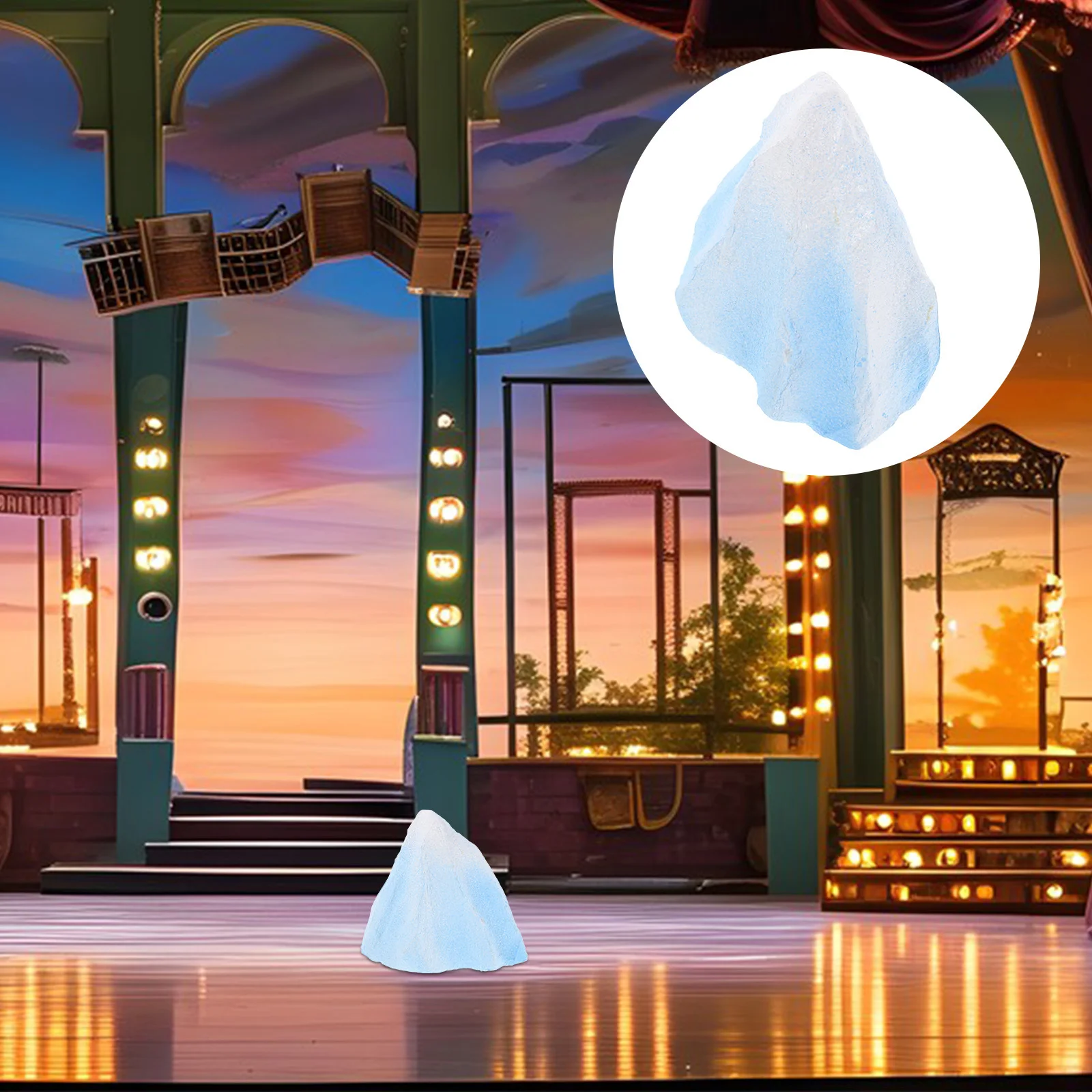 

20 Cm Artificial Iceberg Sculpture Realistic Snow Mountain For Photography Stage Diy Arctic Scene Prop Diorama Supplies