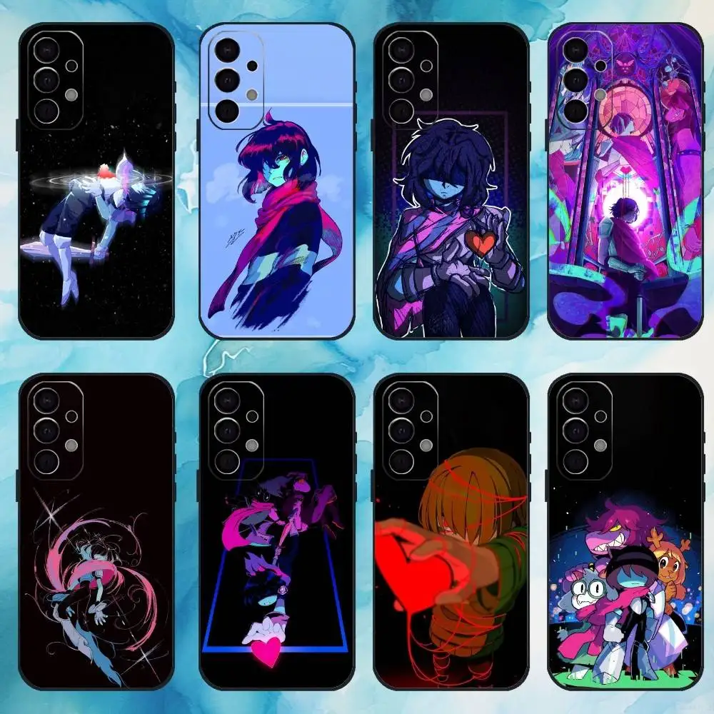 

D-Deltarune Kris Game Phone Phone Case For Samsung S25,S24,S21,S22,S23,S30,Ultra,S20,Plus,Fe,Lite,Note,10,9,5G Black Cover