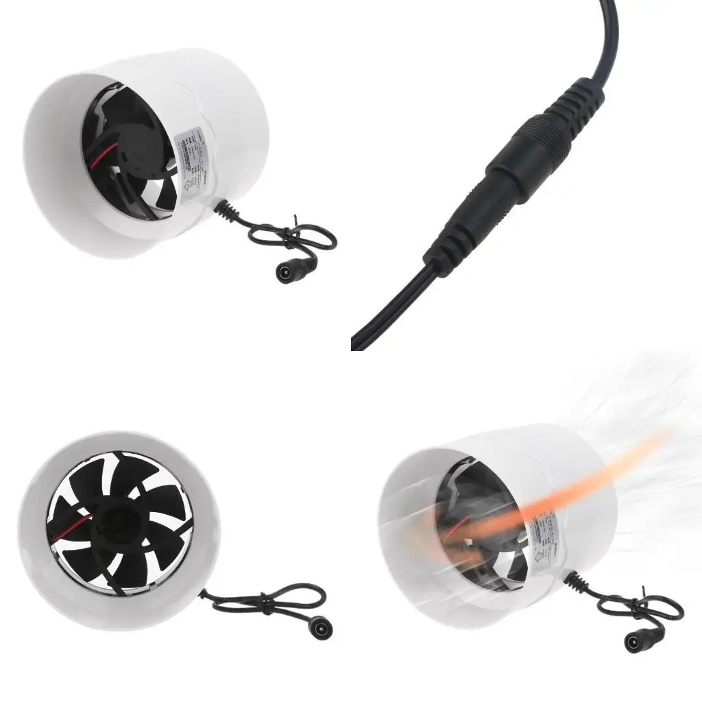 

R9UF 110mm Air Blower Speed-regulating Exhaust Fan for Home Bathroom Ventilation
