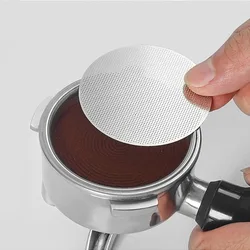 Filtro caffè Espresso Puck Screen 51mm 53.5mm 58.5mm supporto riutilizzabile 0.2mm per 51mm 54mm 58mm portafiltro accessori Barista