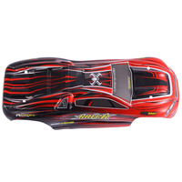 RC Car Body Shell for XINLEHONG XLH 9116 S912 GPTOYS 9116 S912 Hosim 9116 S912 1/12 RC Car Spare Parts,Red_A66M