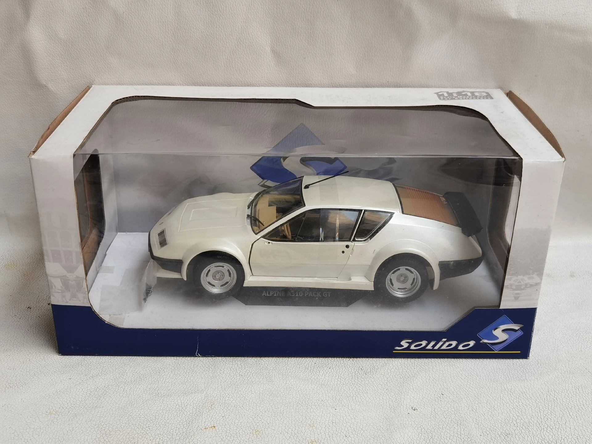 

Коллекционная модель автомобиля SOLIDO ALPINE A310 PACK GT O1 из сплава, масштаб 1/18, в коробке