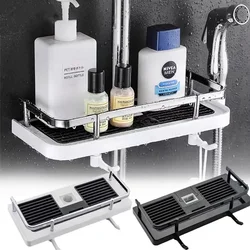 Shower Storage Holder Bathroom Shelf Pole Shelves Shampoo Tray Stand No Drilling Lifting Rod Shower Head Holder Rack Organizer