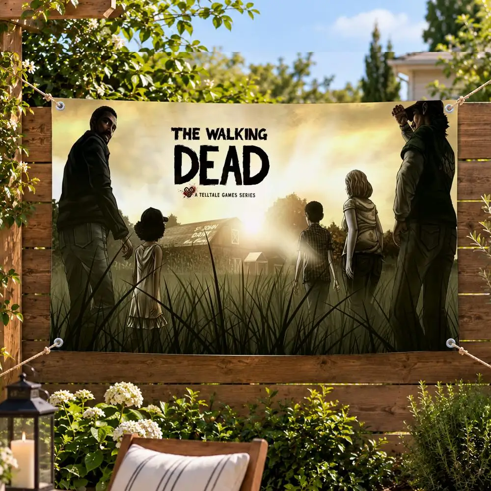 Series The Walking Dead Flags Decorative Flag Banner Indoor Outdoor Garden Yard Patio Party Camping Wall Decor Gift
