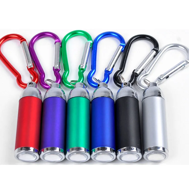 Wasafire Mini Pocket LED Flashlights Portable Torch Keychain Zoomable Flashlights Keyring Super Small Hand Light Camping Lamp