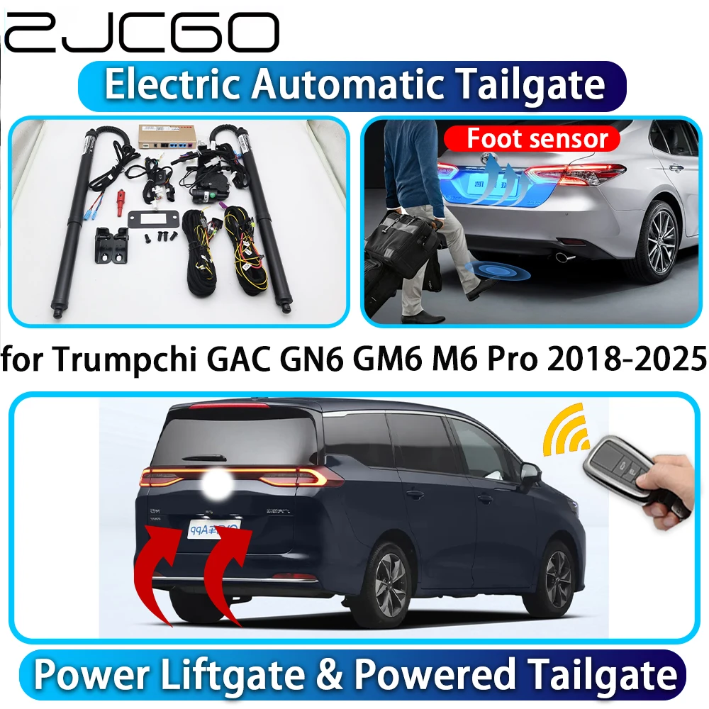 

ZJCGO for Trumpchi GAC Emkoo 2022 2023 2024 2025 OEM Automatic Power Liftgate Powered Tailgate Intelligent System Trunk Lift Kit